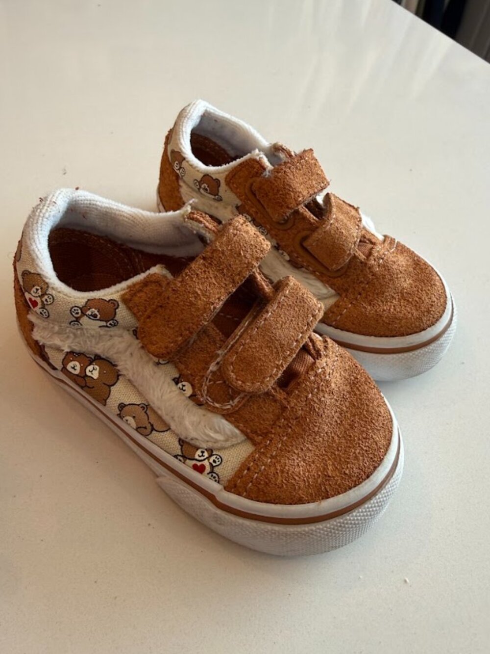 Teddy Bear Vans | Toddler Size 4.5